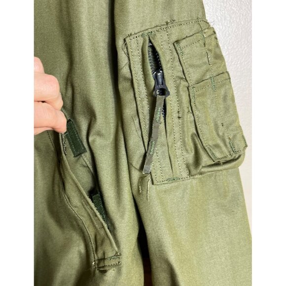 NOS US Military Flyers Lightweight Jacket 1976 Vintage Bomber M-Long - Picture 8 of 9
